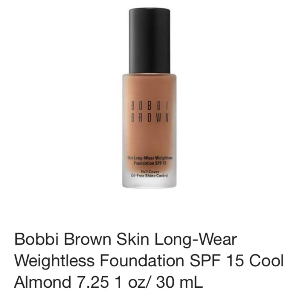 NWT Bobbi Brown Skin Foundation in Cool Almond.